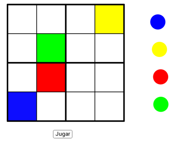 Sudoku de colores | MatemaTICinfantil
